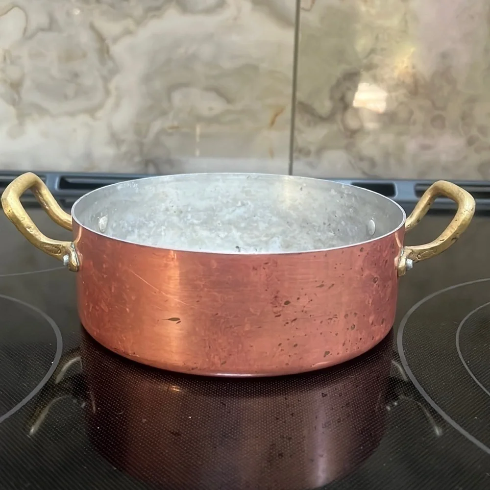 1.5QT Centuria Baumlin Vintage French Copper Pot